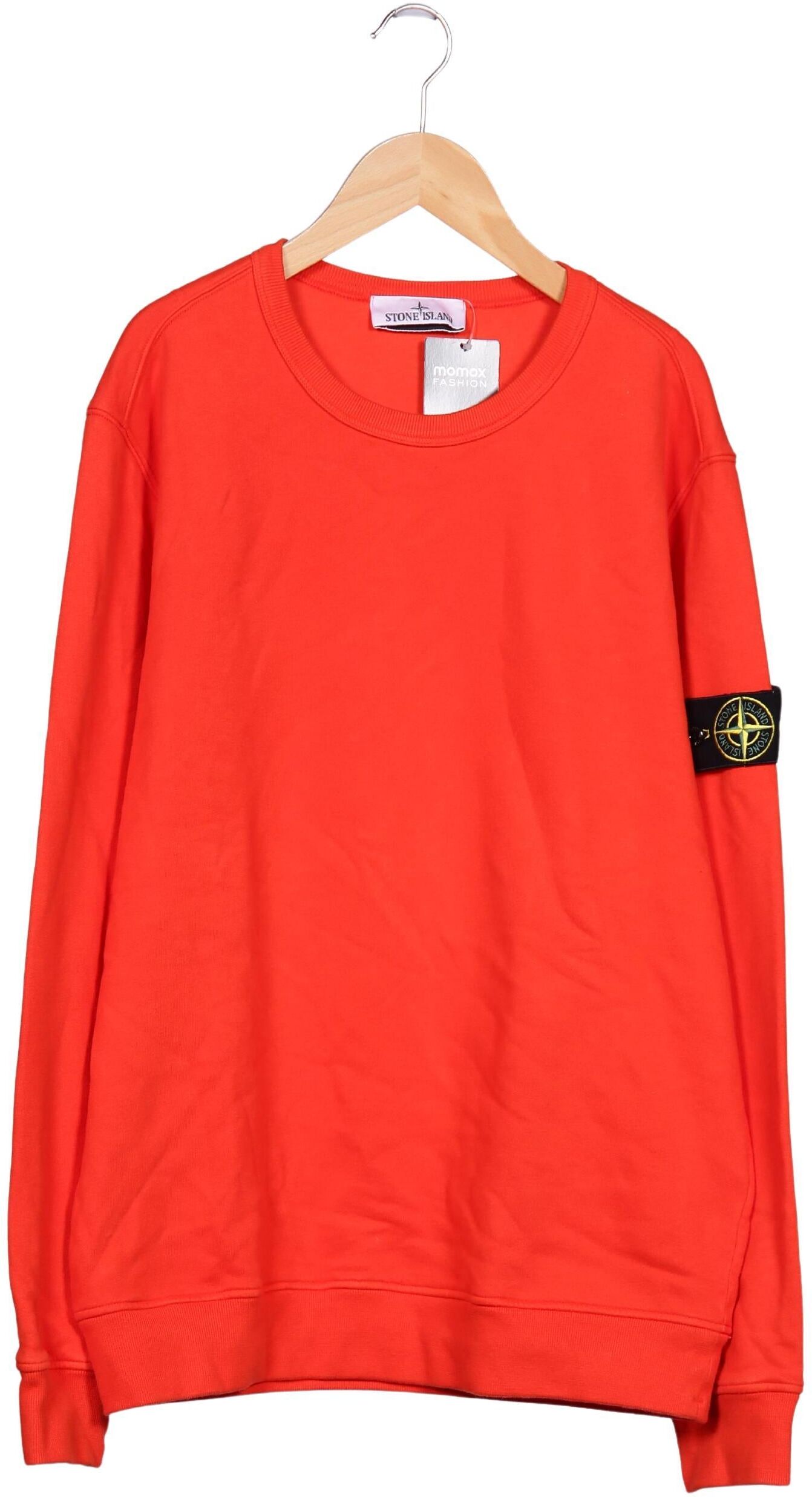 Stone Island Herren Pullover, Rot, Gr. L, Baumwolle - Second Hand