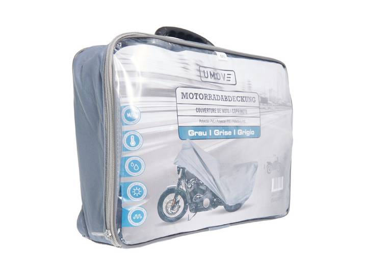 Umove Motorradabdeckung Grau M/L
