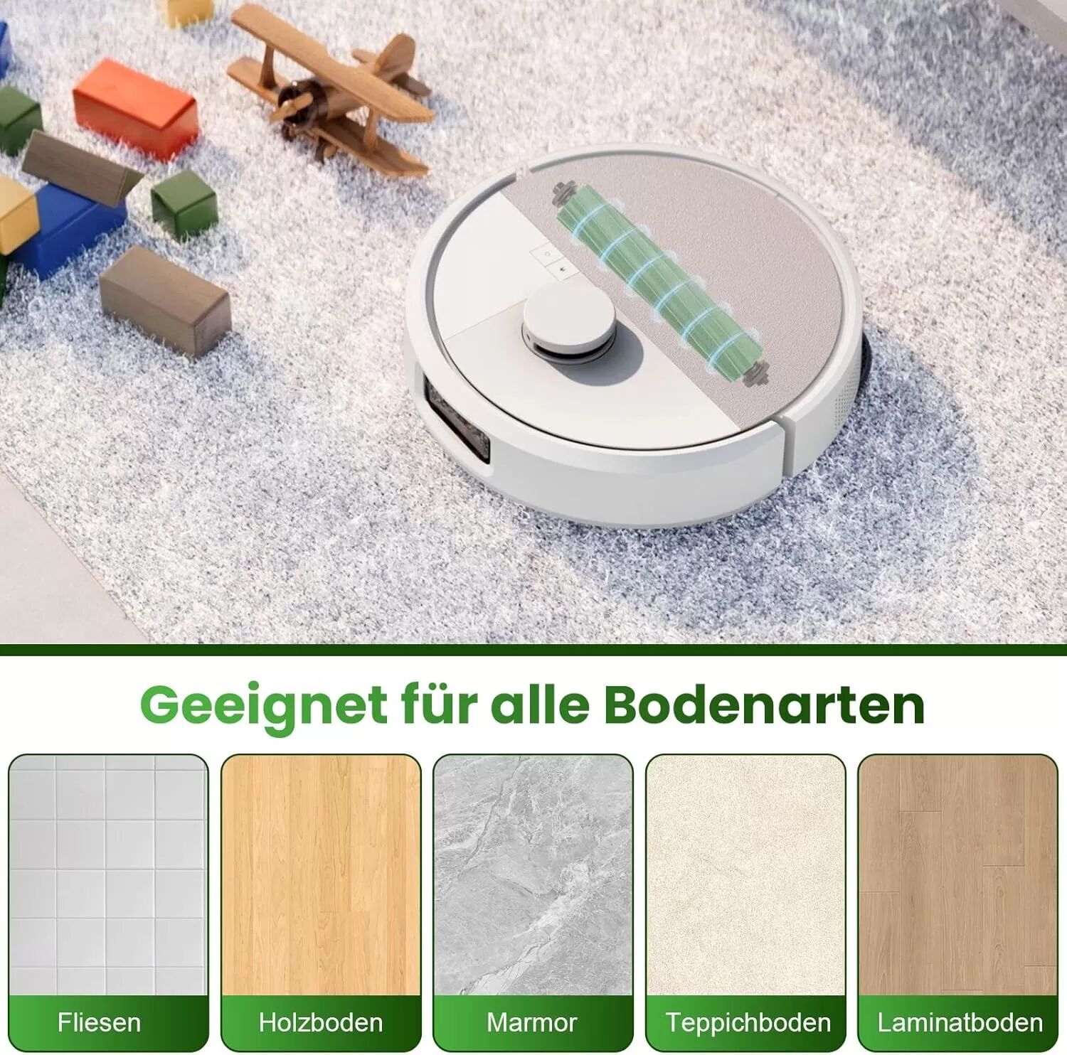 INF Ersatzteile für iRobot Roomba Plus 405 Staubsaugerroboter Zubehör