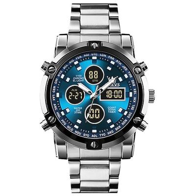 OLEVS 1106 Herren Uhr Luxusmarke Quarz Uhr Trend Sport Wecker LED Anzeige Wasserdicht Zeitmesser Uhr Herren Uhr