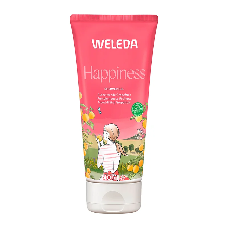 Weleda Happiness Shower Gel Grapefruit, 200ml 005766X9