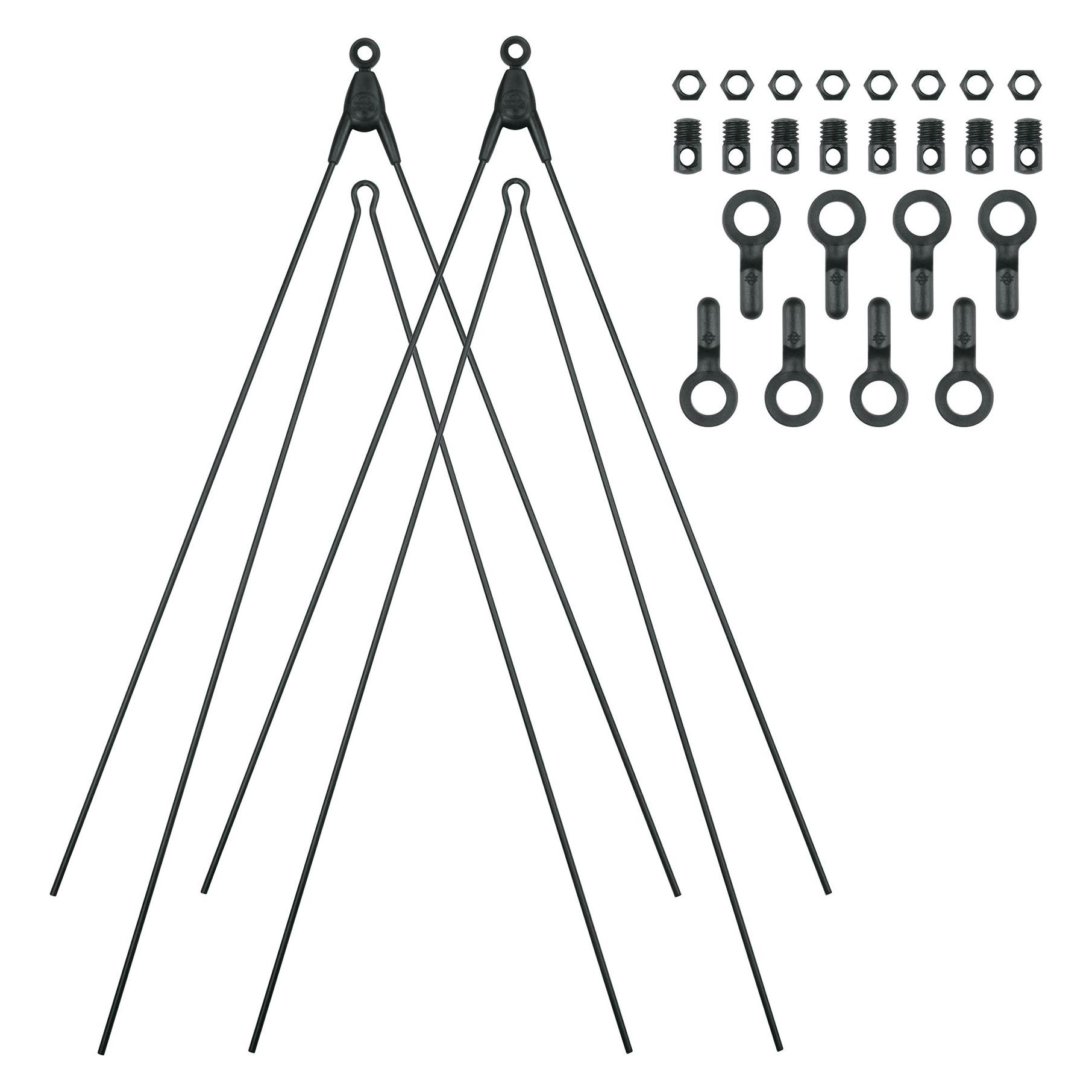 SKS Strebenset Bluemels Basic & Stripes 26/28" 365 mm inkl. Befestigung schwarz (Schutzblech Set) (11897)