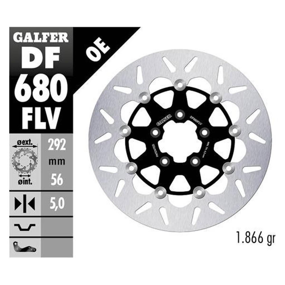 Galfer Bike Bremsscheibe Galfer Rund Schwimmend R90r (292 mm) (DF680FLV)