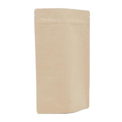 500 Doypack Bodenbeutel Standbodenbeutel aus Kraftpapier braun 210x310+100mm