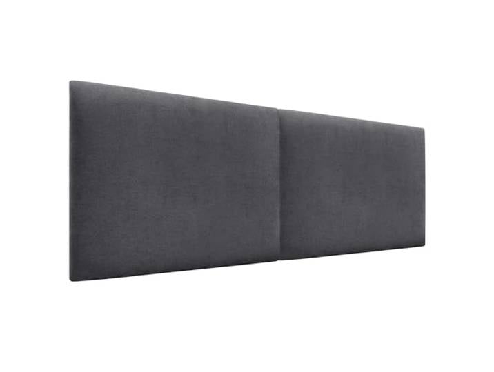 DHOME Gepolstertes Kopfteil Glatt aus Aqualine-Stoff Höhe 70 cm Dicke 4 cm und 8 cm für Wand Akustische Kopfteile Schallabsorbierend Kopfstütze (Stoff Aschgrau, 210cm Dual, Dicke 8cm)