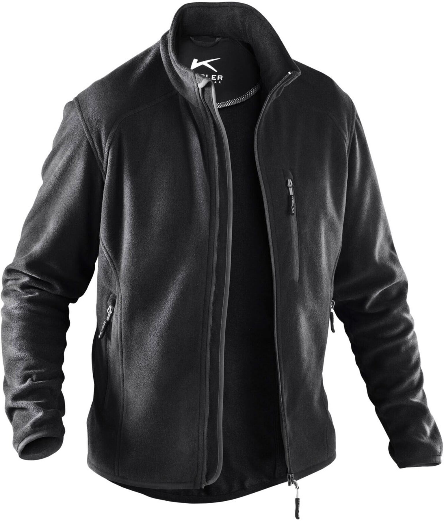 Kübler Fleecejacke 1242 schwarz XS ; Kübler Workwear (1242 5369-99-XS)