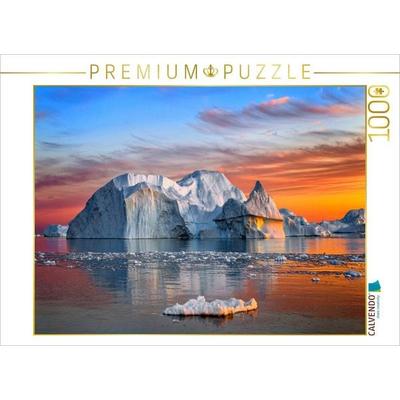 CALVENDO Puzzle Ein Motiv aus dem Kalender Grönland - Zauberwelt aus Eis | 1000 Teile Lege-Größe 64x48cm Foto-Puzzle für glückliche Stunden