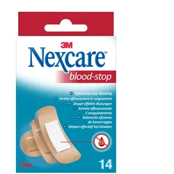 Nexcare® Blutstillend Pflastersortiment, beige