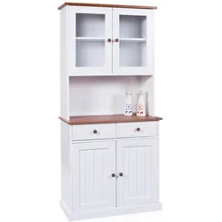 Inter Link, Vitrine + Buffetschrank, Westerland (90 x 45 x 191 cm)