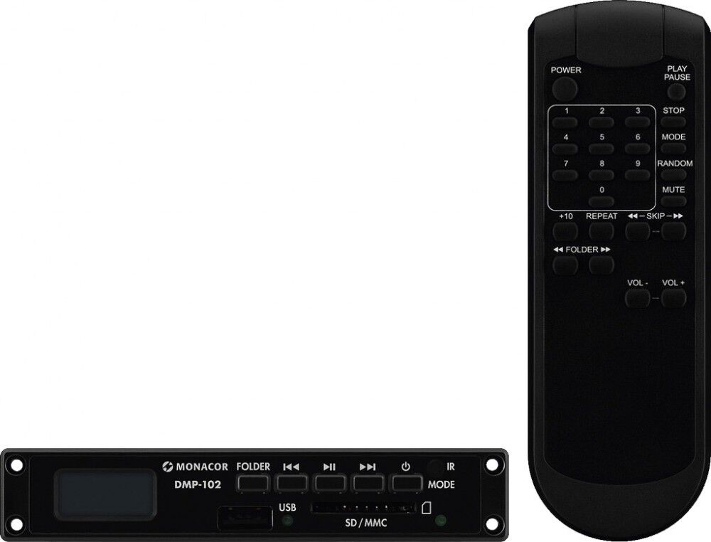 MONACOR Dmp-102 Kleines Mp3-Spieler-Einbaumodul