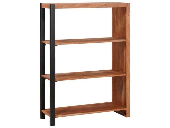 Bibliothèque SOLOMOON CHIC Étagère Marron 80x30x110 cm Bois d'acacia massif BB170