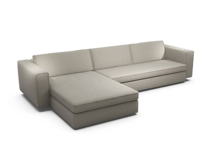 Ecksofa CLOUDY1, Sensoo, off-white, Textil