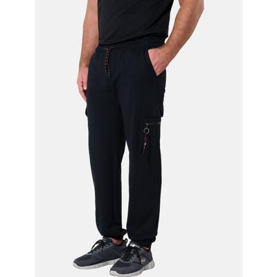Jogginghose JAN VANDERSTORM "Jogginghose OSMUND", Herren, Gr. 5XL, schwarz, Hosen Jogginghose