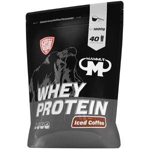 Mammut Proteinpulver Whey Protein, 1 kg, 27 g Protein je Portion (25 g), Iced Coffee