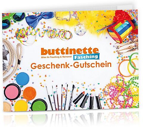 Geschenk-Gutschein "Fasching & Karneval"