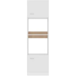 vidaXL, Regal, Nazonor (1x Mikrowellen-Unterschrank 60 cm) (60 x 57 x 207 cm)