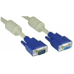InLine VGA — VGA (10 m), Videokabel, Beige