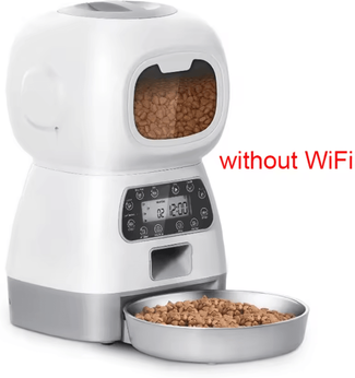 Inspire Curations SmartSwirl WiFi Automatic Pet Feeder With Voice Recorder key Control No App