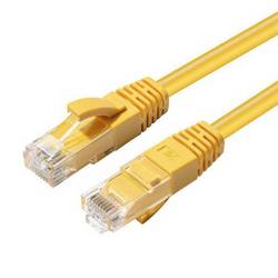 MicroConnect UTP510Y RJ45 Patchkabel 10 m Gelb 1 St.