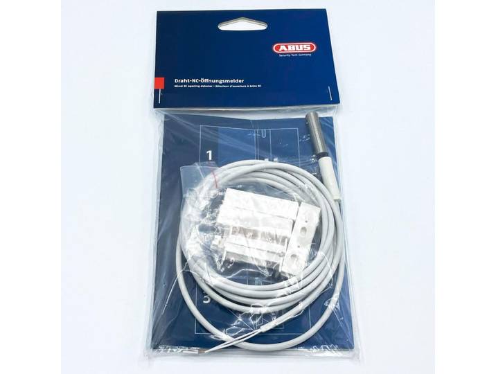 ABUS FU7350W Détecteur d'ouverture à encastrer/à monter pour systèmes d'alarme - blanc