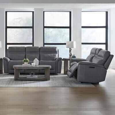 Liberty Furniture Cooper Living Room Power Leather Sets - Sofa, Recliner, Loveseat