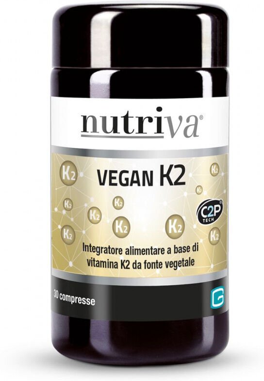 Cabassi(Nutriva) Nutriva Vegan K2 Integratore Benessere Ossa 30 Compresse