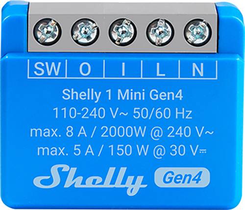 Shelly 1 Mini Gen4 Funk-Schalter