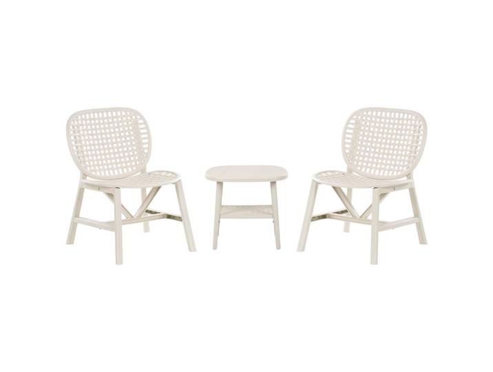 BISTRO-SET Cremeweiß Sicelle