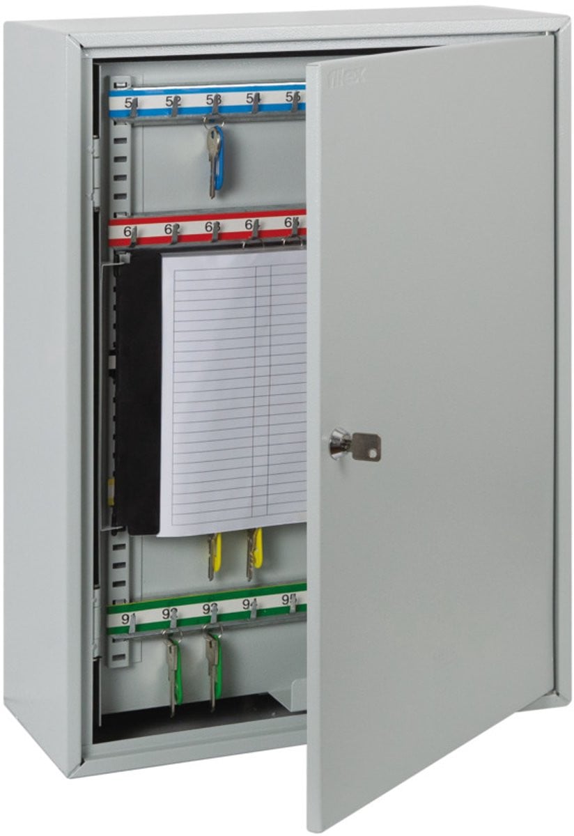Set van 2 Filex Security KC 300 metalen sleutelkasten voor wandmontage