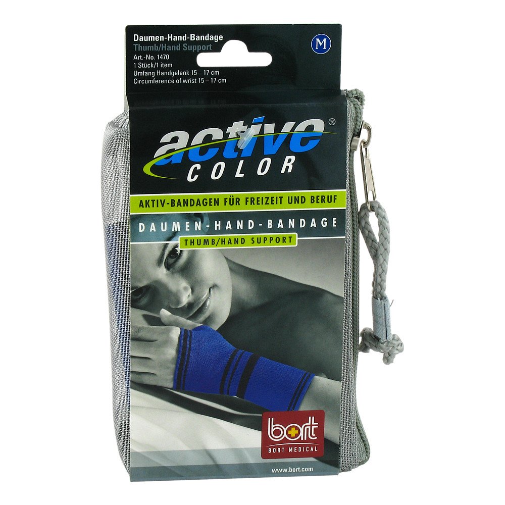 Bort GmbH Bort Activecolor Daumen Hand Band.medium blau 05873520