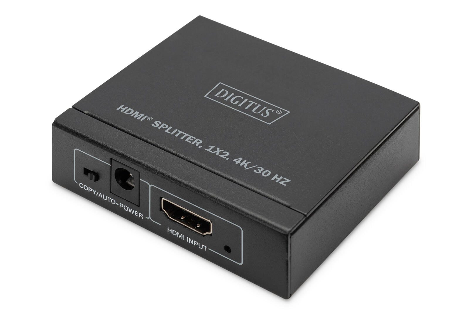 Digitus 4K HDMI Splitter, 1x2 4K/30Hz, schwarz DS-45340