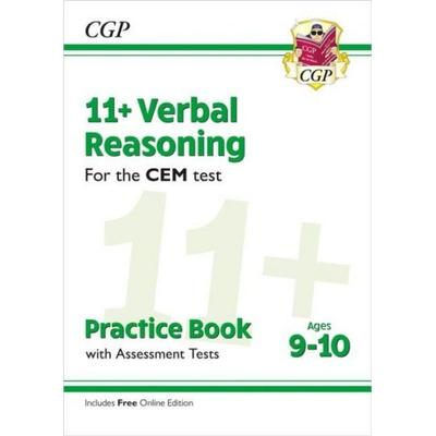 11+ CEM Verbal Reasoning Practice Book & Assessment Tests - Ages 9-10 (with Online Edition), Taschenbuch von Cgp Books, CGP Books, 978-1-78908-170-1