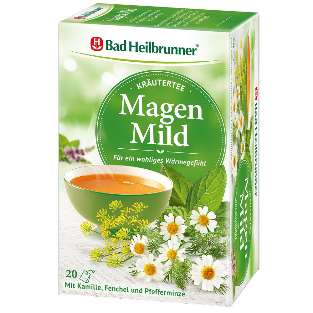 BAD Heilbrunner Wohlfühltee Magen Mild Filterbeut. 20x2 g Filterbeutel