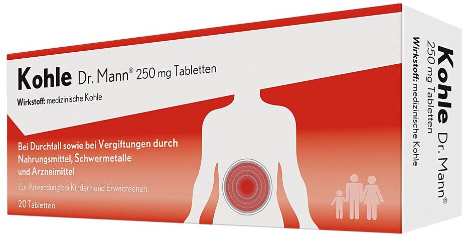 Kohle Doktor mann 250 mg Tabletten