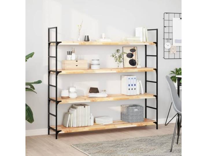 IBUQDDV Schweberegale 3 STK. 140x30x4 cm Massivholz Akazie Unbehandelt Massivholz Akazie, unbehandelt, 140x30x4 cm, 3er-Set, wandsparend, DIY-Muster, vielseitig nutzbar, natürliche Optik