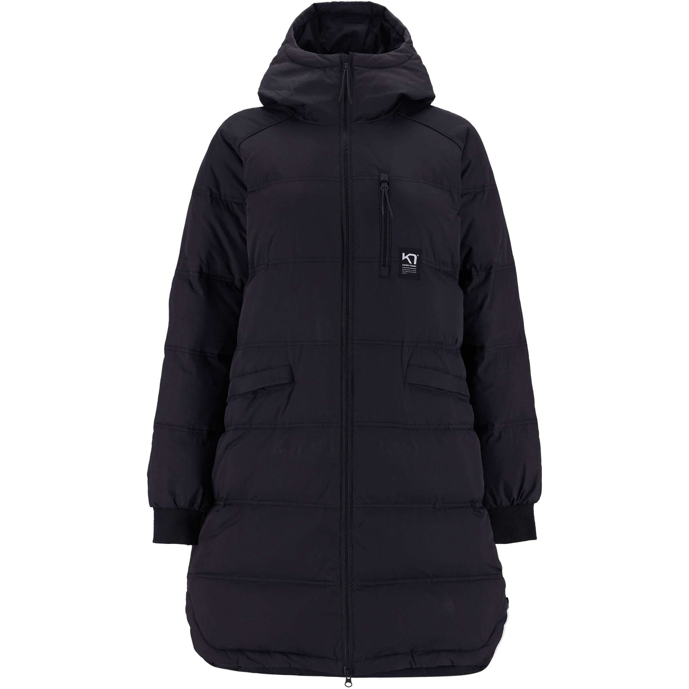 Kari Traa Rongve Parka Damen Winterjacke schwarz Größe L Lifestyle Isolierend Daune