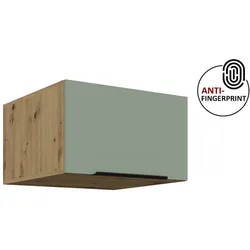 Küchen Aufsatzschrank 60 Küche ARIA Aquamarin matt Küchenzeile Anti Fingerprint