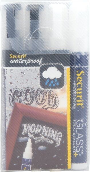 Securit Sma610 Kridtmarker   2x2 Farver