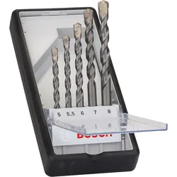 Bosch Betonbohrer-Robust Line-Set CYL-3, Silver Percussion, 5-teilig, 5 - 8 mm - 2607010526