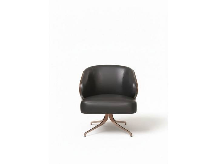 JVmoebel Sessel Schwarzes Sessel Modern-klassischer Stil Holzrahmen Organische Formen (1-St)
