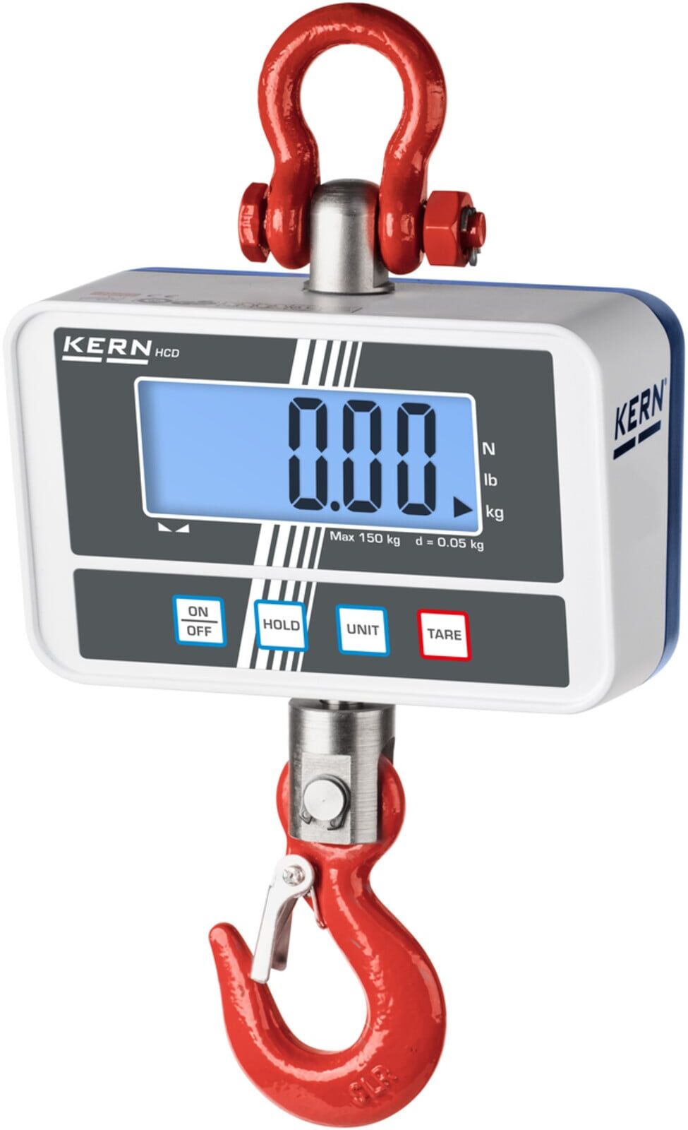 Kern Kranwaage HCD 100K-2D, Wägebereich 60 , 150 kg, Ablesbarkeit 20 , 50 g ; KERN & Sohn)