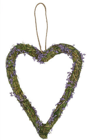 Deko-Herz "Lavendel", 25 cm