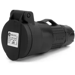 Elektrische Steckdose UPS mit Kabelverschraubung 16A TYP E IP54 250V AC TPE 3101-708-0300
