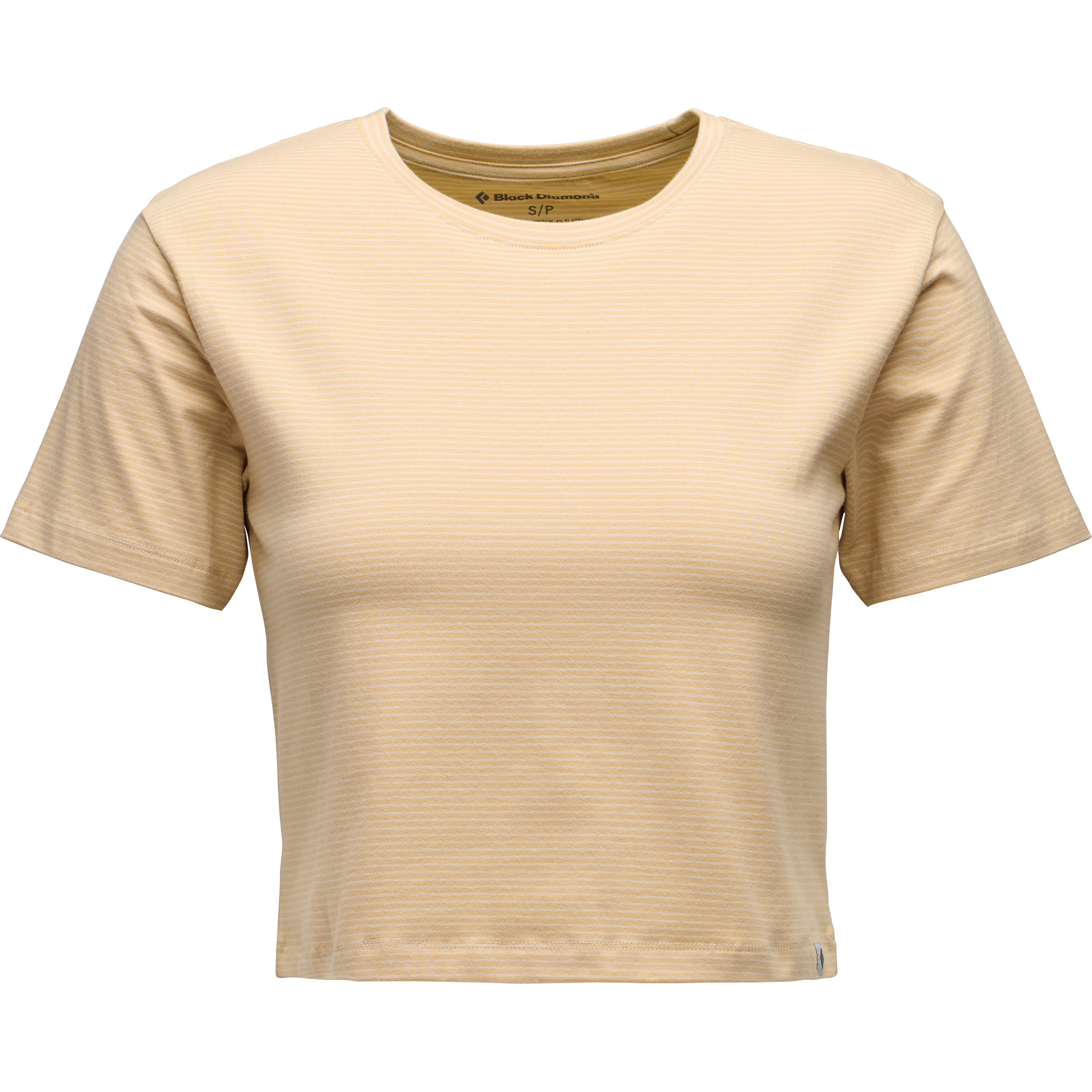 Black Diamond Stripe Crop Damen T-Shirts beige Größe L Lifestyle Hautfreundlich