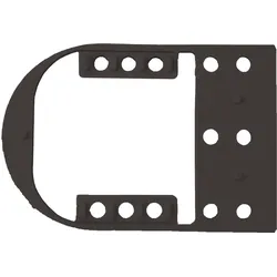 IKON Schlosskasten-Unterlage 1949 für Kastenschlösser .131, .132, .133 & .136, b...