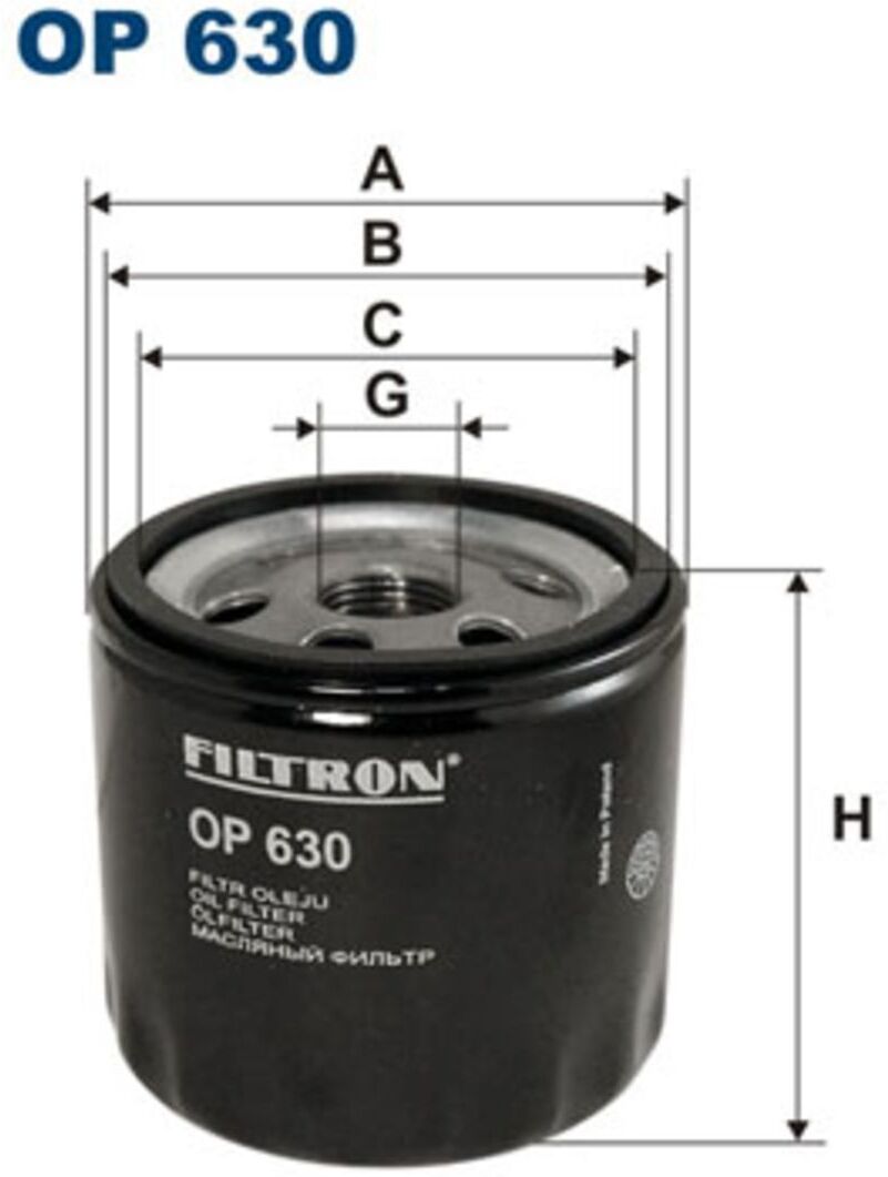 Ölfilter FILTRON OP630