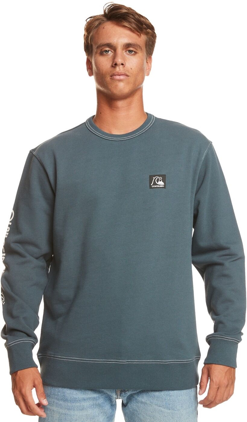 Sweatshirt QUIKSILVER "The Original", Herren, Gr. XS, blau (midnight navy), Obermaterial:100% Baumwolle., Sweatshirts Sweatshirt midnight navy XS