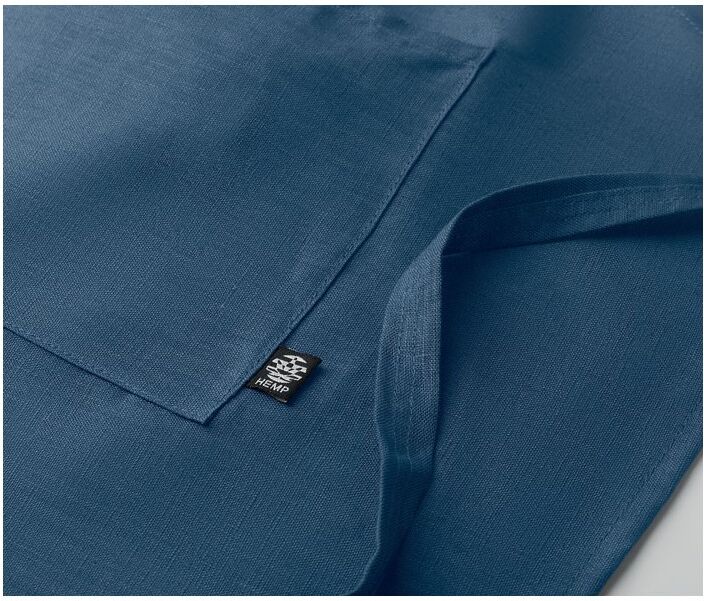 Tablier personnalisable en chanvre NAIMA APRON bleu