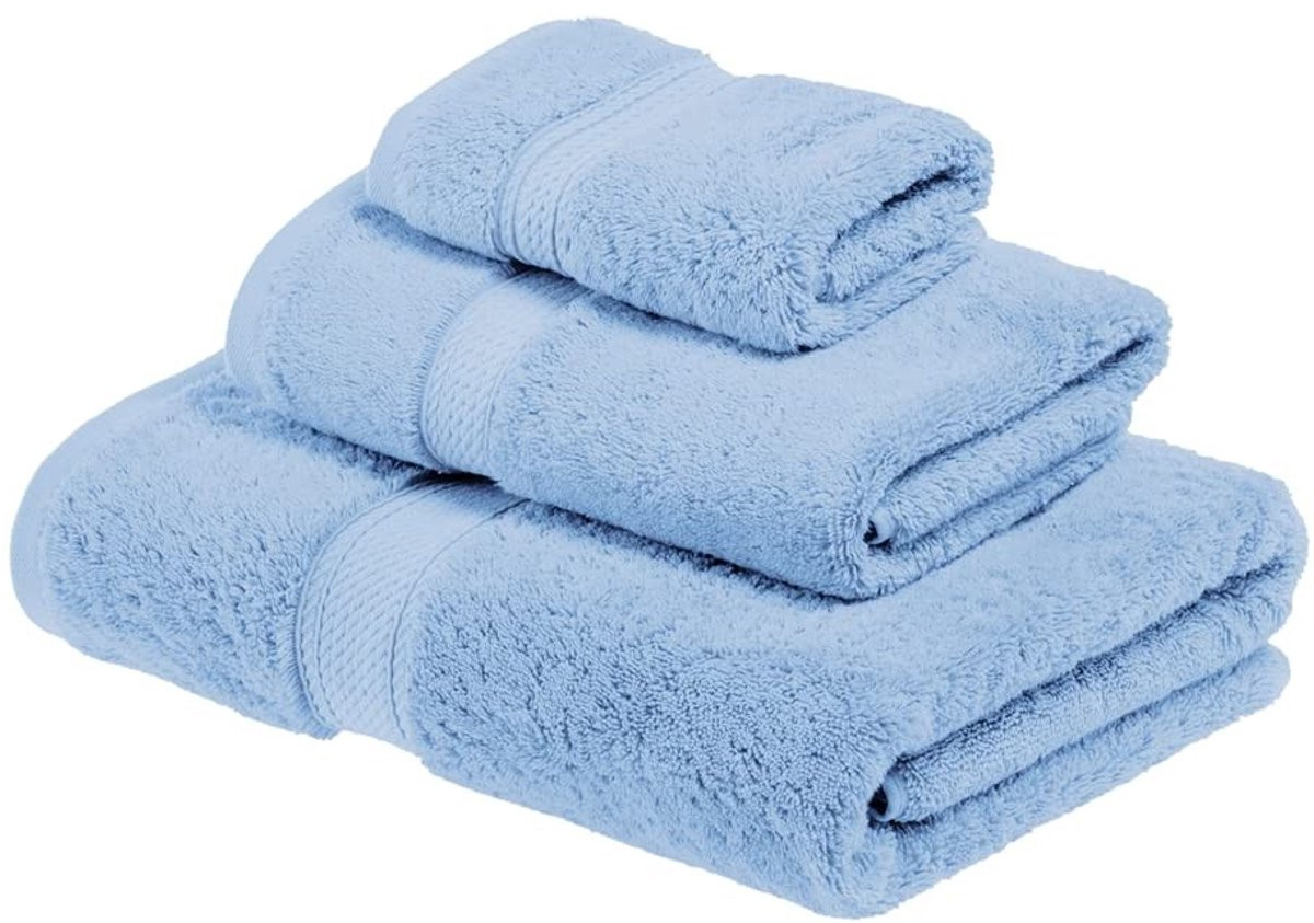 Merkloze katoenen handdoekenset 3-delig unisex