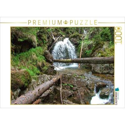 CALVENDO Puzzle Abstieg über die Rieslochfälle nach Bodenmais | 1000 Teile Lege-Größe 64x48cm Foto-Puzzle für glückliche Stunden